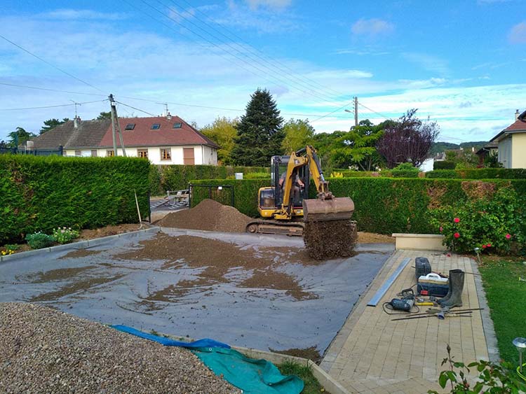 Entreprise terrassement, Rouen<br>Entreprise de terrassement connue, Rouen<br>Terrassement avant une construction, Rouen
