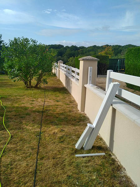 Pose de clôture, Évreux